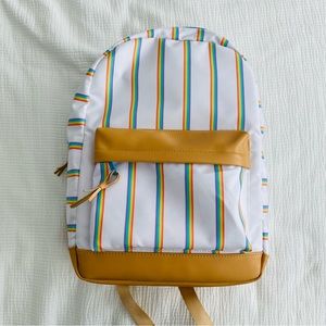 ☀️ SUMMER CLEARANCE ☀️ Moriah Elizabeth Rainbow Strip Backpack